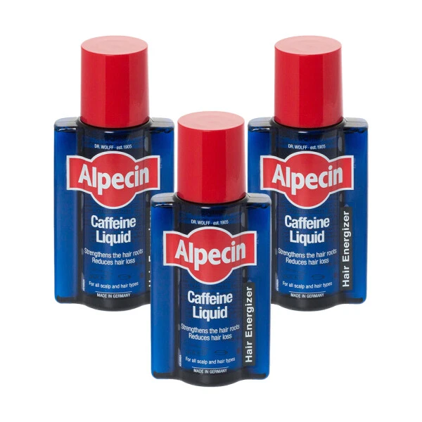 Alpecin Caffeine Liquid 200ml | X3 Pack