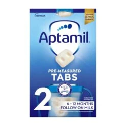 Aptamil 2 Follow On Baby Milk Formula 6-12 Months 120 Tablets
