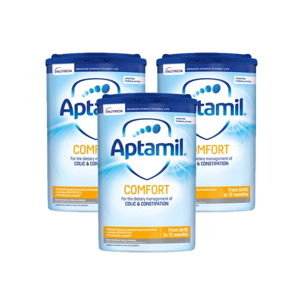 Aptamil Comfort Baby Milk Formula From Birth 800g | X3 Pack