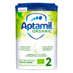 Aptamil Organic 2 Follow On Baby Milk Formula Powder 6-12 Months 800g