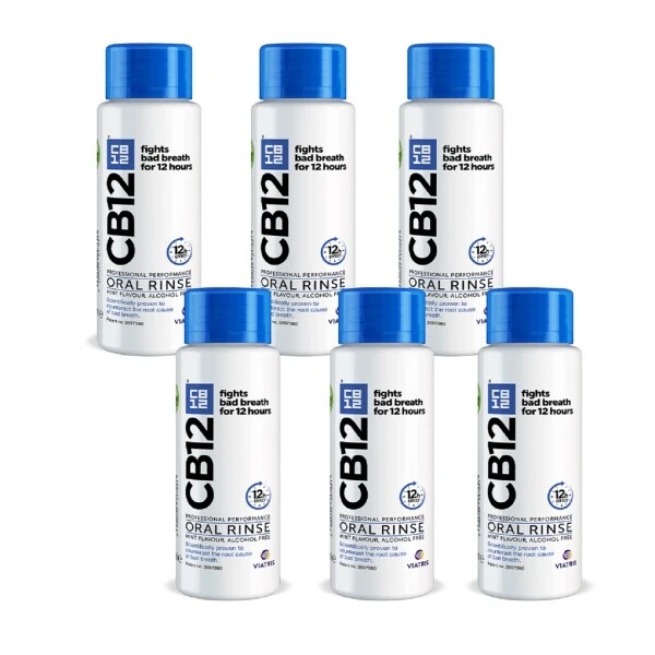 CB12 Mint Mouthwash 250ml | X6 Pack
