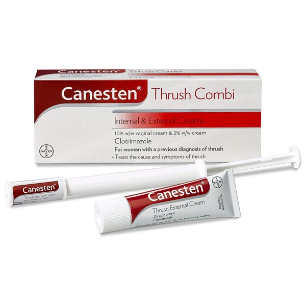 Canesten Thrush Internal & External Cream Combi 5g Internal + 10g External Cream - Image 2