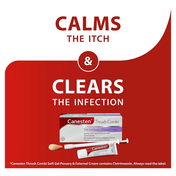 Canesten Thrush Soft Gel Pessary & Cream Combi 1 Pack - Image 3