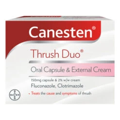 Canesten Thrush Oral Capsule & External Cream Duo 1 Capsule & 10g Cream