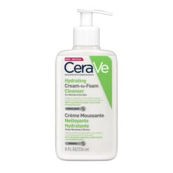 CeraVe Hydrating Cream To Foam Cleanser For Face & Body 236ml