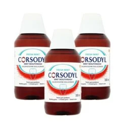 Corsodyl Gum Problem Mouthwash Fresh Mint 300ml | X3 Pack