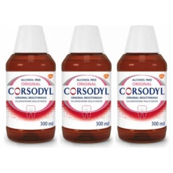 Corsodyl Gum Problem Original Mouthwash 300ml | X3 Pack