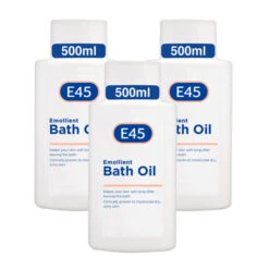 E45 Emollient Bath Oil 500ml | X3 Pack