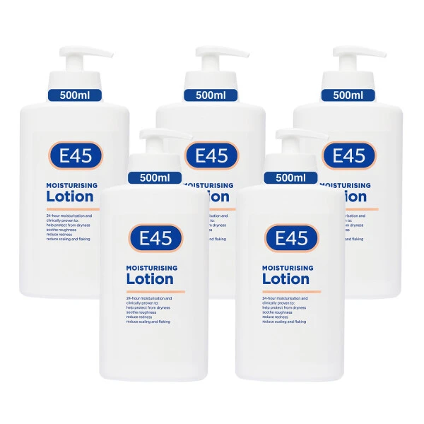 E45 Moisturising Lotion 500ml | X5 Pack