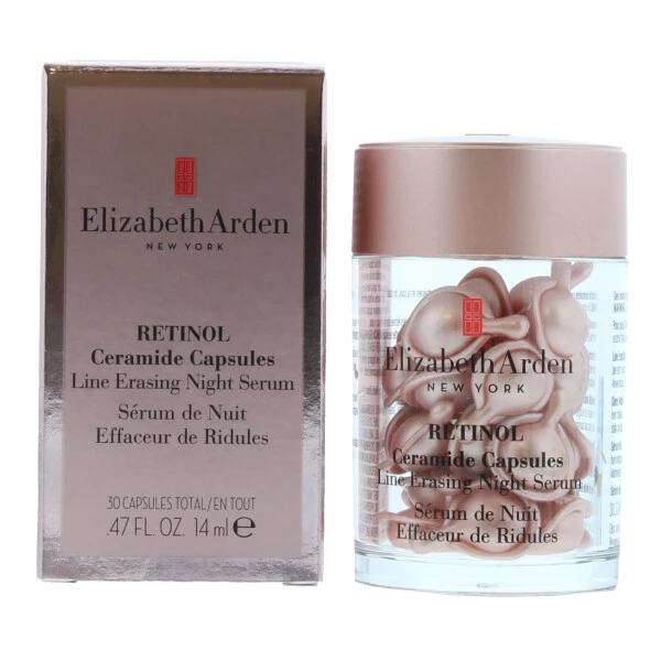 Elizabeth Arden Retinol Ceramide Line Erasing Night Serum 30 Capsules