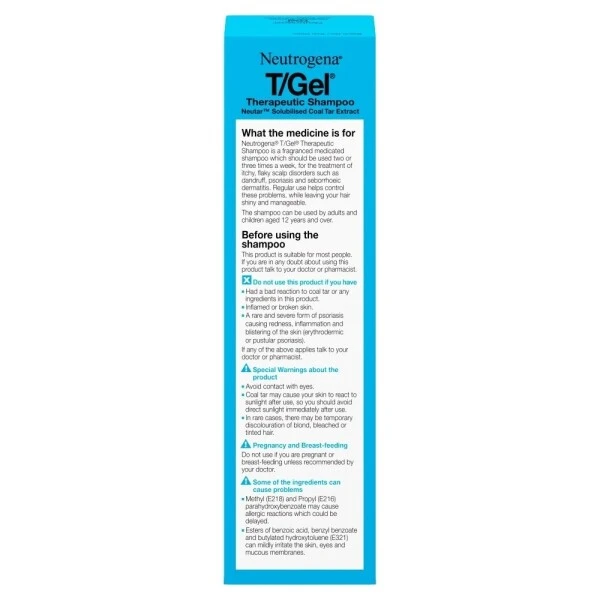 Neutrogena T/Gel Therapeutic Shampoo 250ml | X3 Pack - Image 3