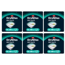 Huggies DryNites Bed Mats 7 Mats | X6 Pack