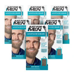 Just For Men Moustache & Beard Light Brown Hair Dye M-25 1 Kit | X6 Pack