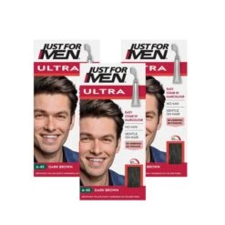 Just For Men Ultra Hair Dye Dark Brown A-45 35g | X3 Pack