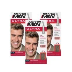 Just For Men Ultra Hair Dye Light Brown A-25 35g | X3 Pack