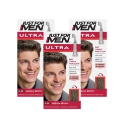 Just For Men Ultra Hair Dye Medium Brown A-35 35g | X3 Pack