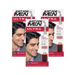 Just For Men Ultra Hair Dye Real Black A-55 35g | X3 Pack