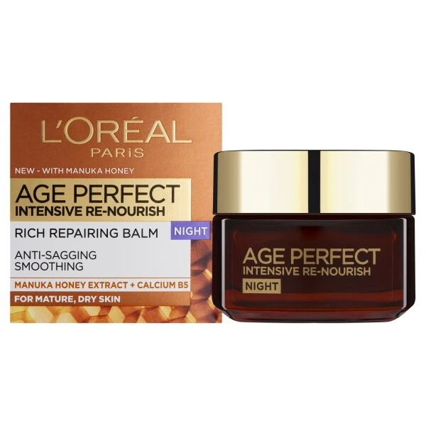 L'Oreal Paris Age Perfect Intensive Re-Nourish Manuka Honey Night Balm 50ml