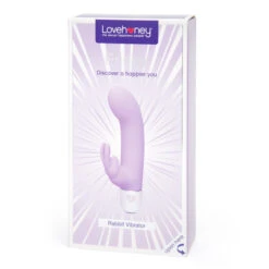Lovehoney Frisky 10 Function Silicone Rabbit Vibrator Purple 1