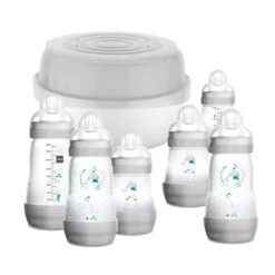 MAM Easy Start Bottle & Microwave Steriliser Set Single