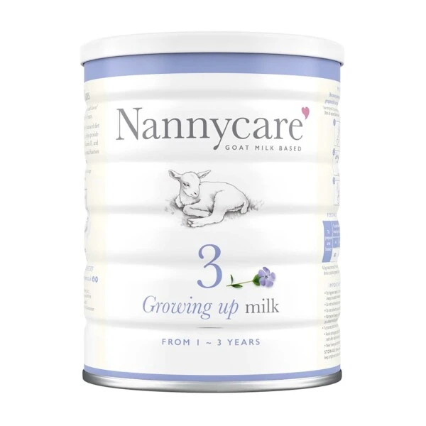 Nannycare 3 Goat Milk Based Growing Up Milk From 1-3 Years 900g