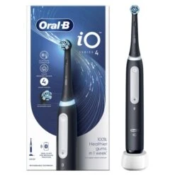 Oral B Oral-B IO4 Electric Toothbrush Black Single