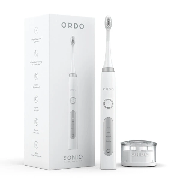 Ordo Sonic+ Electric Toothbrush White Silver Single - Image 2