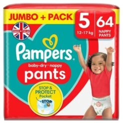 Pampers® Pampers Baby Dry Pants Size 5 Jumbo Pack 64 Pack