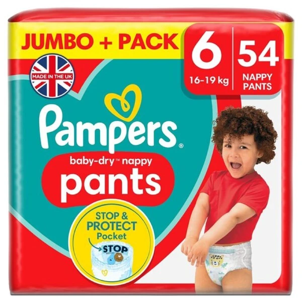 Pampers® Pampers Baby Dry Pants Size 6 Jumbo Pack 54 Pack