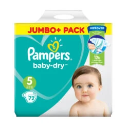 Pampers® Pampers Baby-Dry Size 5 Nappies Jumbo Pack 72 Pack