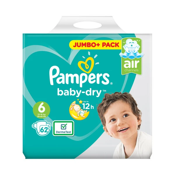 Pampers® Pampers Baby-Dry Size 6 Nappies Jumbo Pack 62 Pack