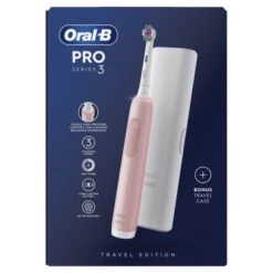 Oral B Oral-B Pro 3 3500 White/Pink Toothbrush With Case