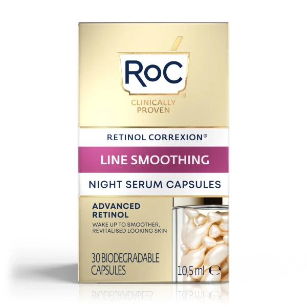 RoC Retinol Correxion Line Smoothing Night Serum 30 Capsules