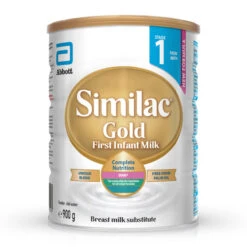Similac Gold First Infant Milk Palm Oil Free Baby Formula Stage 1 0mths+ 900g