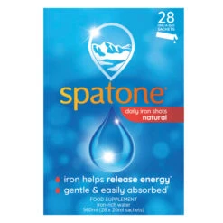 Spatone Natural Liquid Iron Supplement Original 28 Day Supply Of Single Serve Sachets