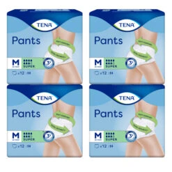 TENA Incontinence Pants Super Medium Size 12 Pants | X4 Pack