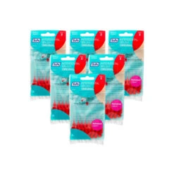 TePe Interdental Brushes Original Red 8 Brushes (0.5mm) | X6 Pack