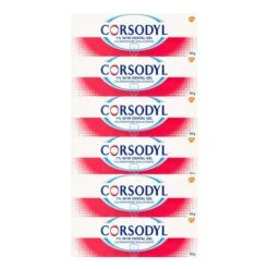 Corsodyl 1% W/W Gum Problem Treatment Dental Gel 50g | X6 Pack